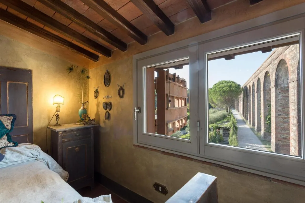 La Dimora Dei Conti, Indulge In A Country Farmhouse Apartment With Jacuzzi Facing The Town! Capannori 0*,